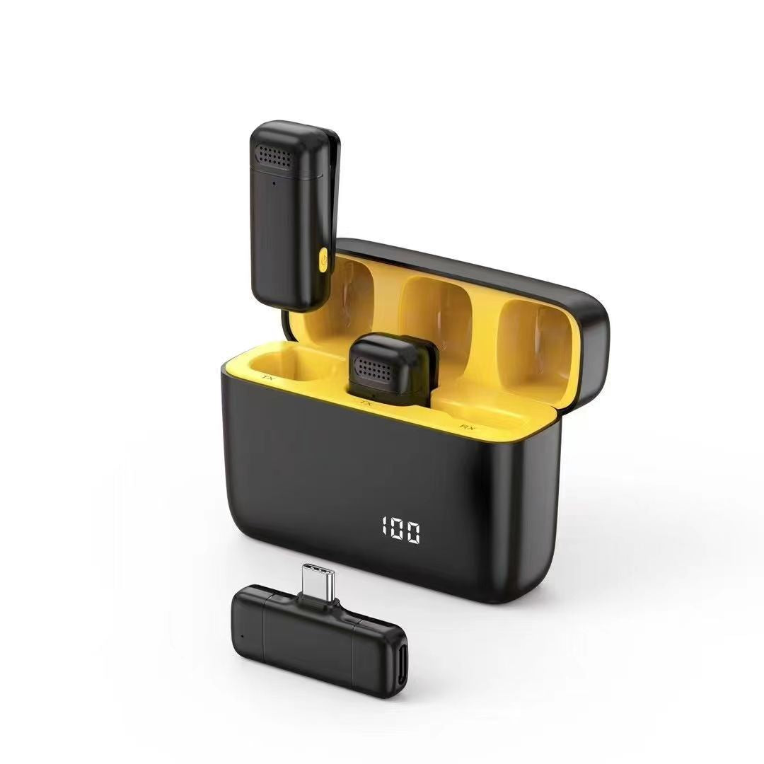 Mini Wireless Clip-on Microphone for Phone Recording