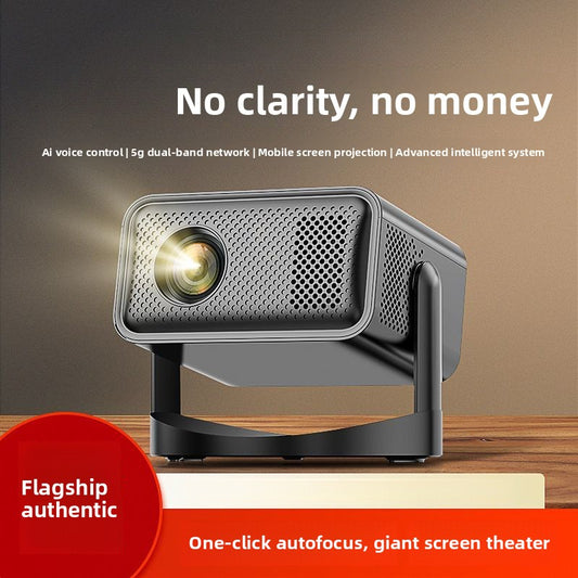 Smart HD Home Theater Projector with AI Voice Control
